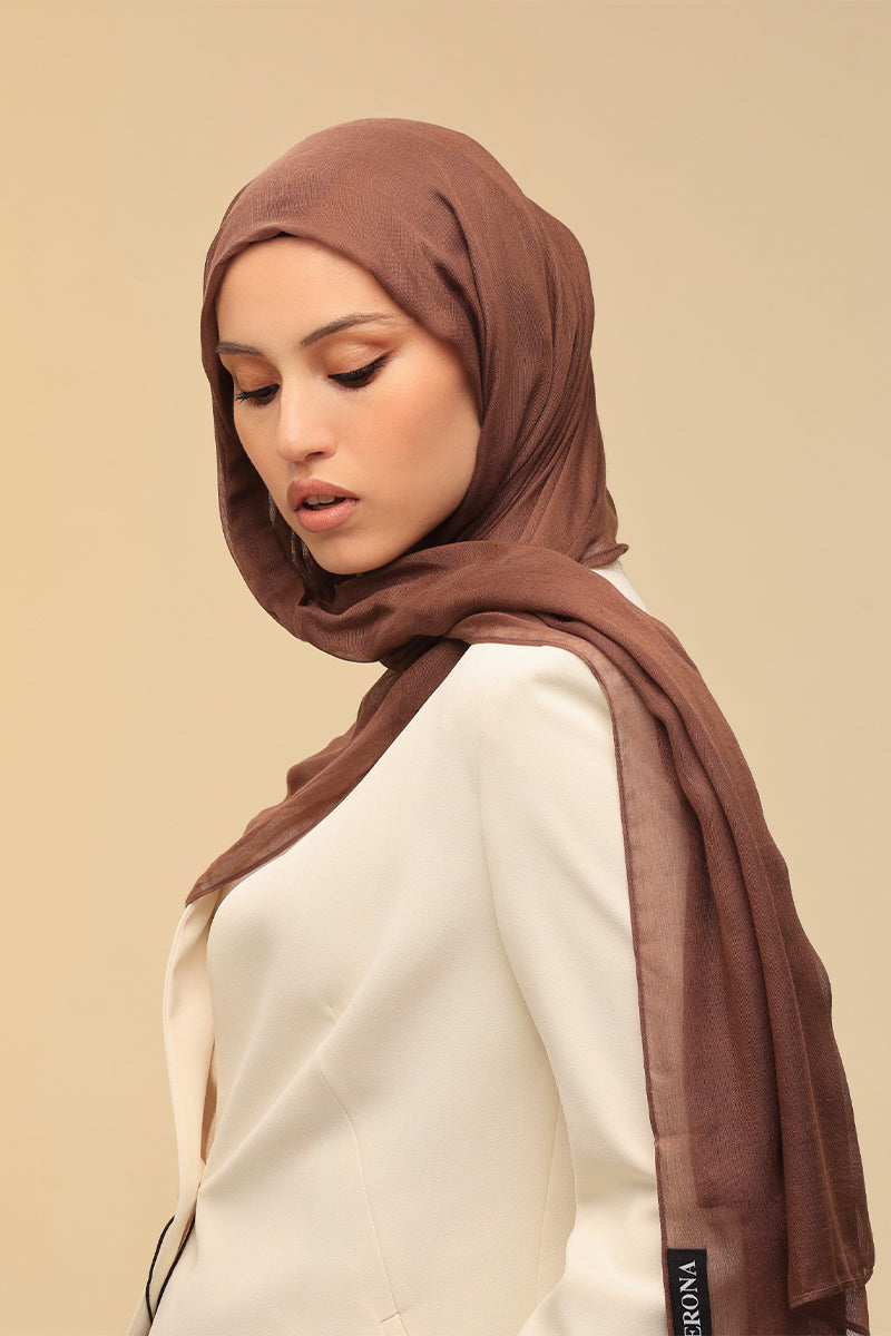 Buy a Womens Verona Collection Fringed Hijab Scarf Wrap Online